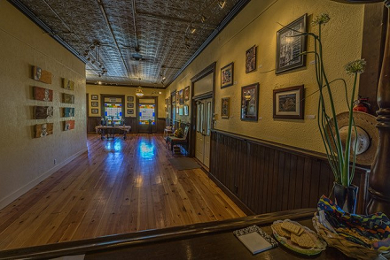 Interior shot of the Old Station